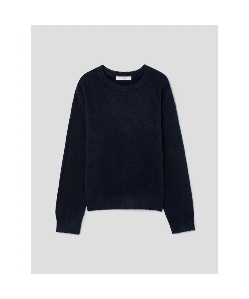 8SECONDS Soft Touch Round Neck Pullover Navy