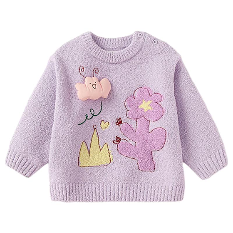 Balabala Baby Cartoon Pattern Pullover Sweater 120