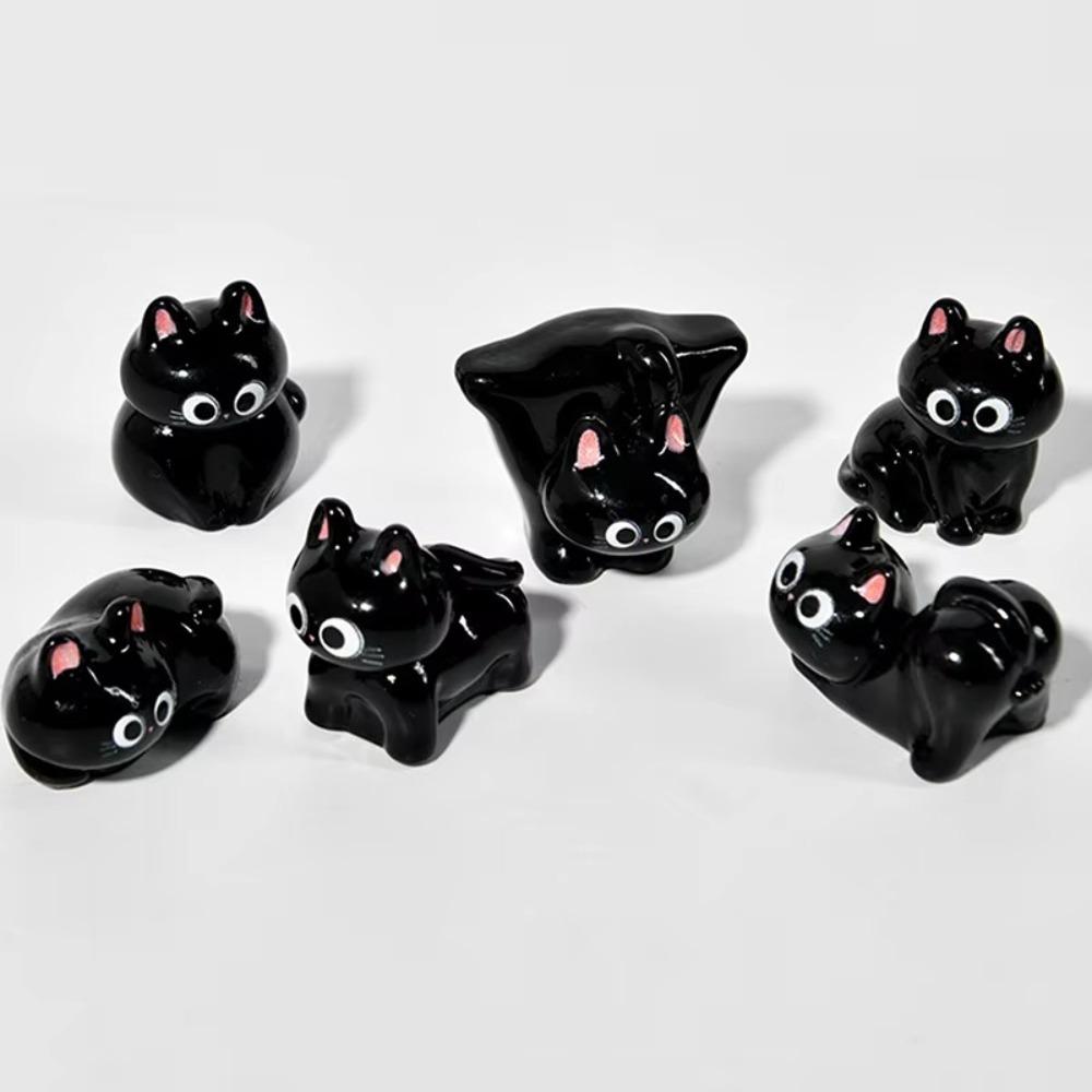 

Resin Micro Landscape 3D Cat Miniature Y2K Mini Figurine Desktop