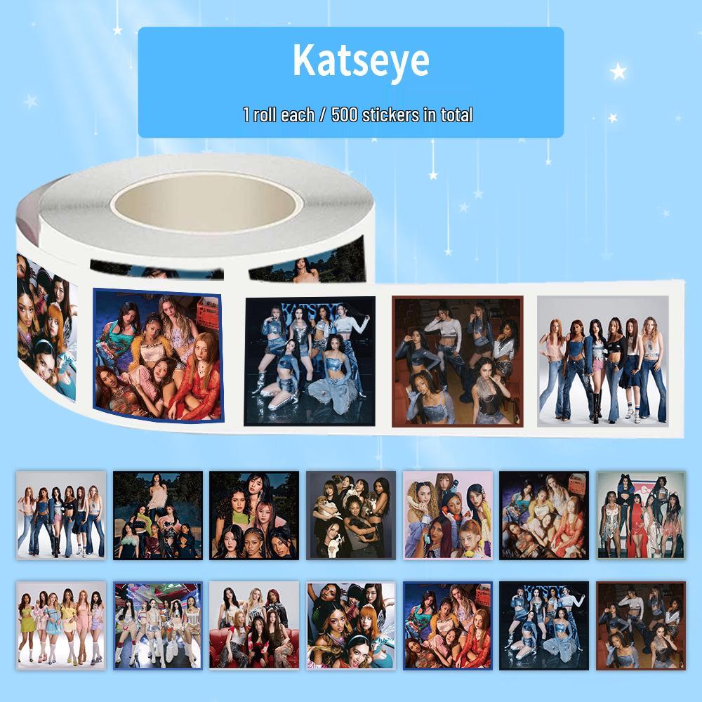 Autocolante KATSEYE K-Pop Girl Group - 78 buc pentru DIY, Jurnale & Decor