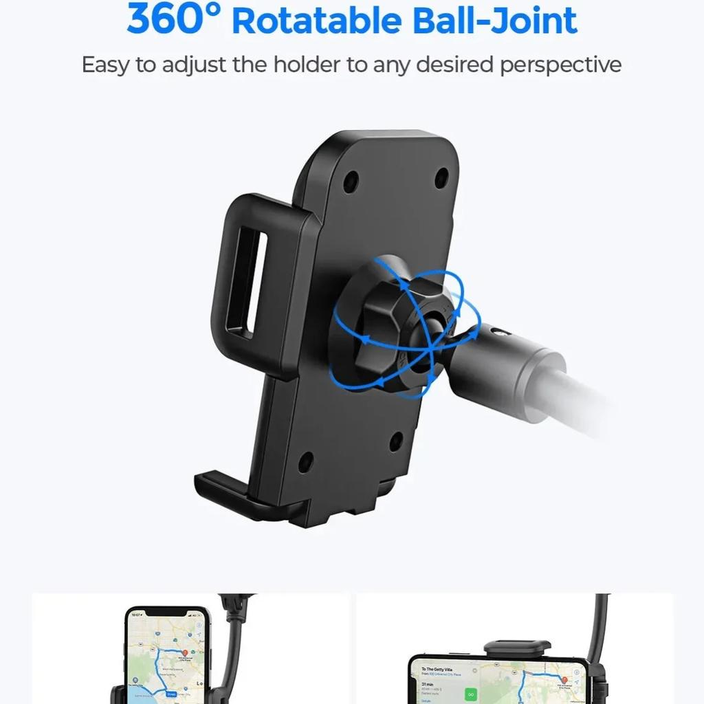 Uniwersalny Uchwyt Samochodowy na Telefon z Długim Gęsim Szyją Regulowany Wytrzymały Uchwyt Samochodowy na Telefon Chwyt Elastyczny Uchwyt Samochodowy na Szybie