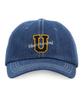 Eondeokeonteulol Four Seasons Washed Denim Vintage Soft Top Ball Cap Unisex Baseball Cap Sports Crew / Washed B B / Denim