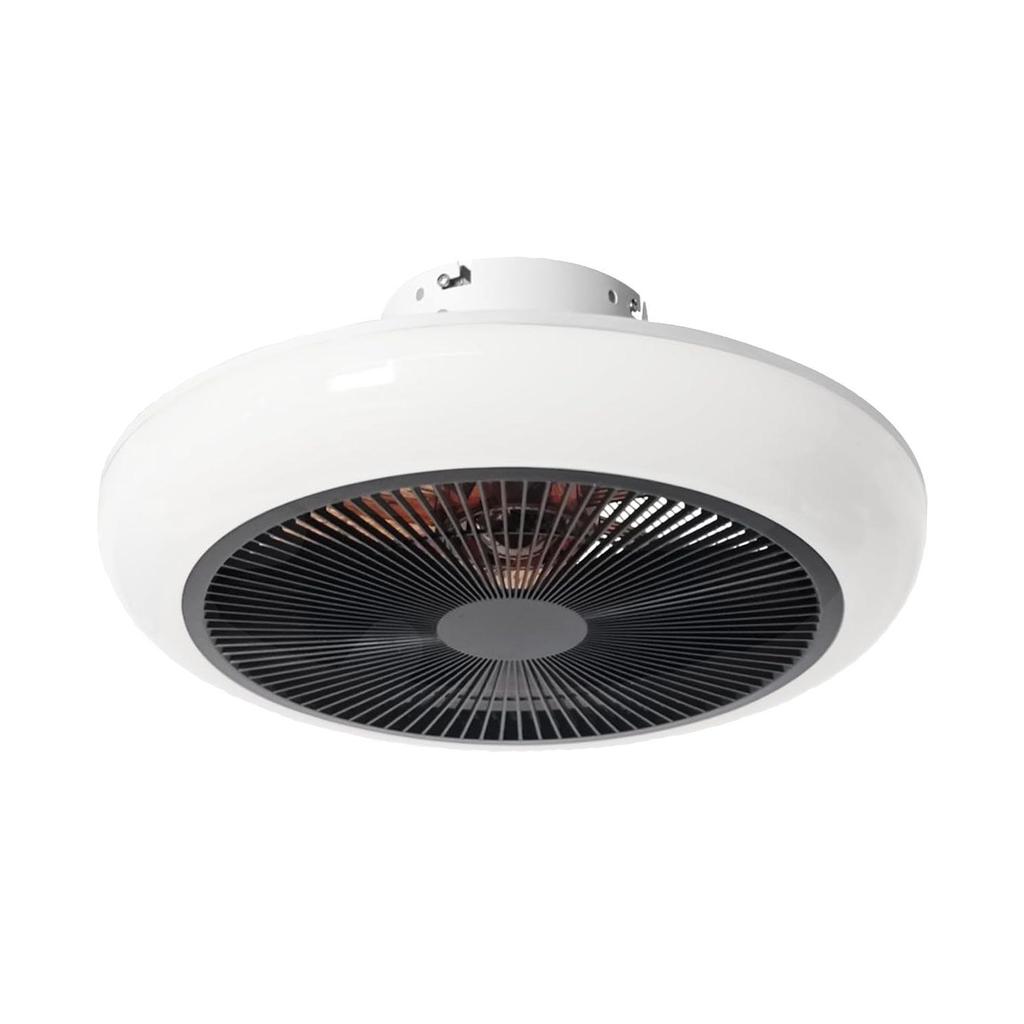 Silent Ceiling Fan Light with Integrated Remote for Bedroom or Living Room