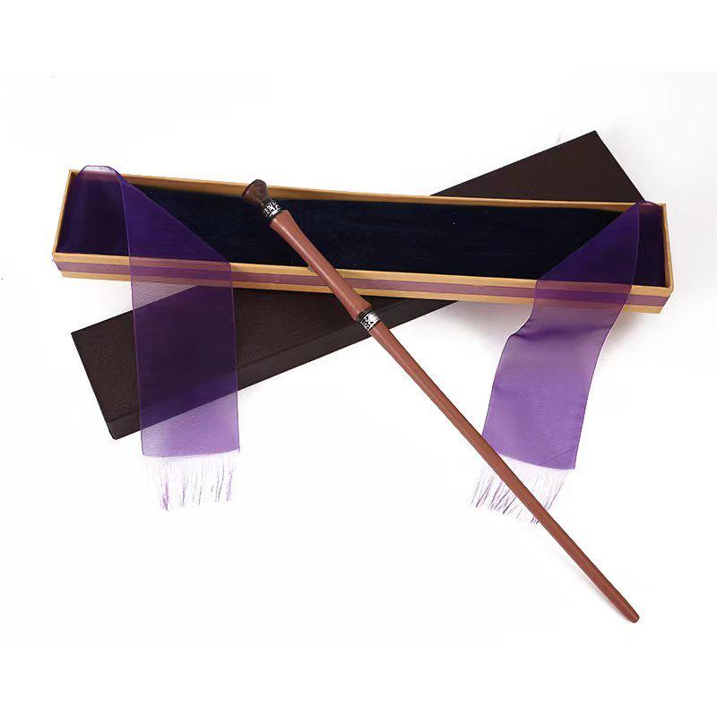 Harry Potter Magic Wand with Metal Core in Purple Box - Halloween Scepter