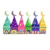 12Pcs Favor Bags Ramadan Kareem Box Paper Candy Packaging Box Moon Lantern Box  Home Decoration