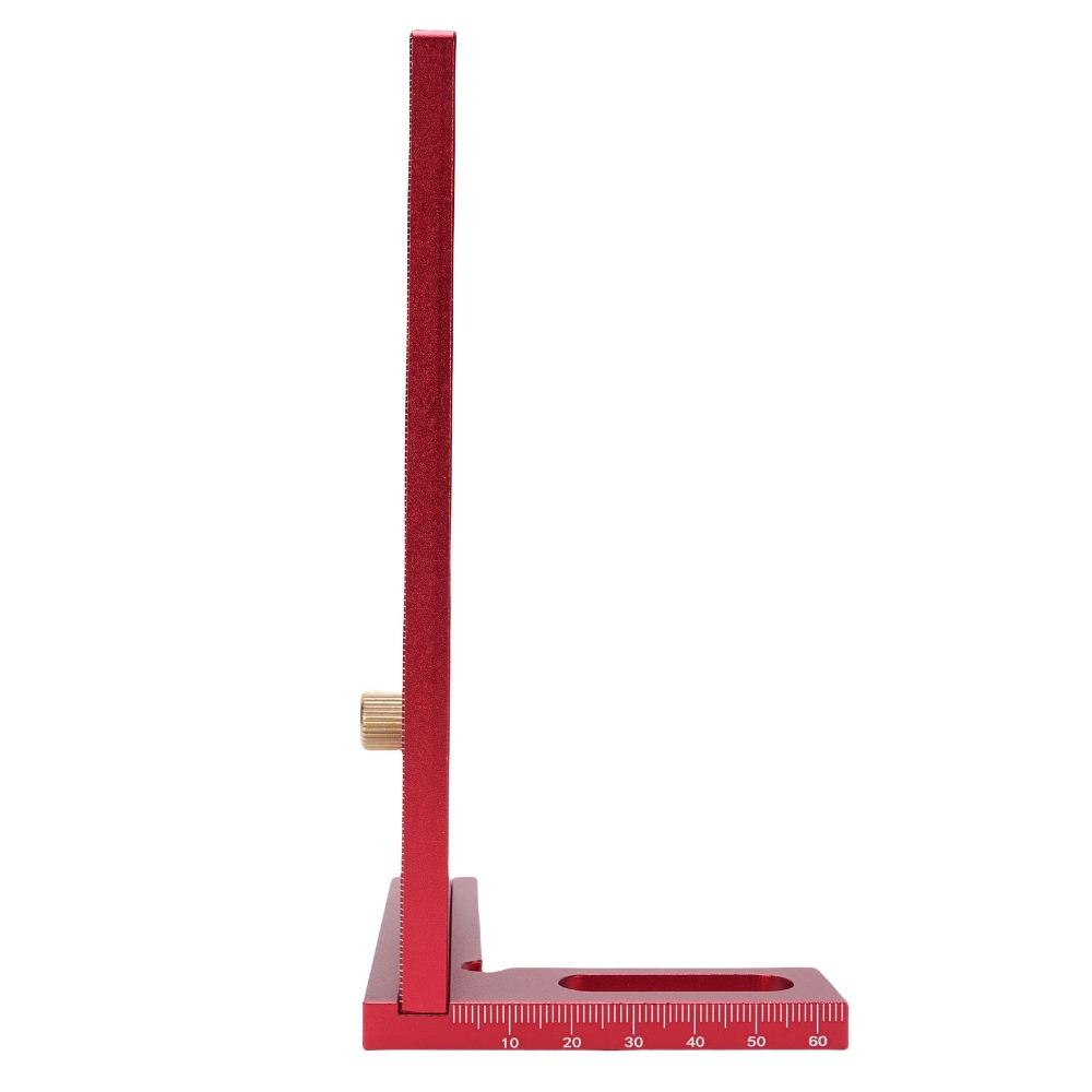 Angle Pin Adjustable Angle Ruler 0-180° Adjustable Aluminum Alloy Ruler For Woodworking