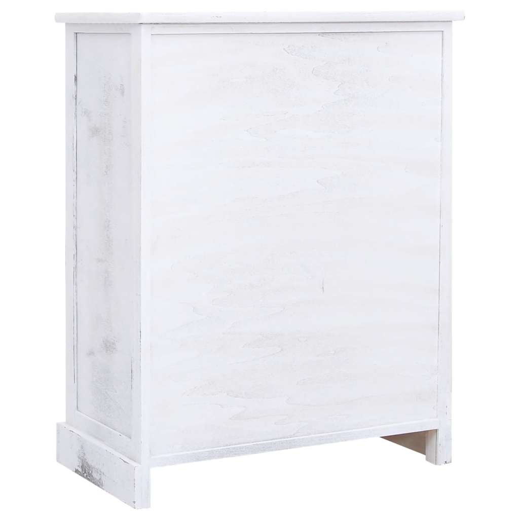 Weiße Kommode 60 x 30 x 75 cm Holz