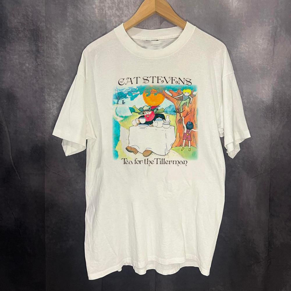 

Tea for the Tillerman Album Cat Stevens Unisex T-Shirt Tops Tee 4XL