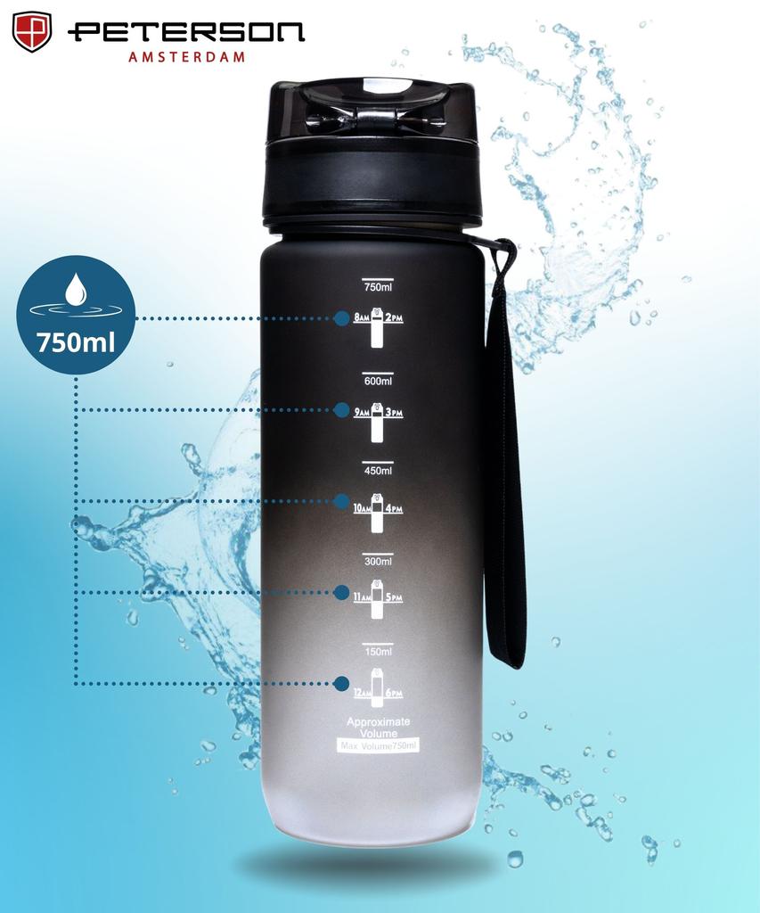750ml Bottle PTN HY-001-750-9515 Black-White