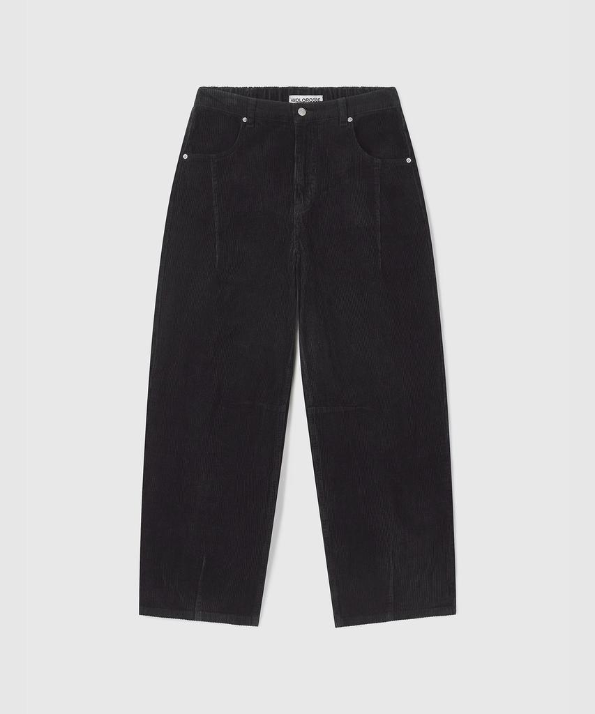 Eoneolleokodeu Corduroy Half Elastic Pants (3 Colors)
