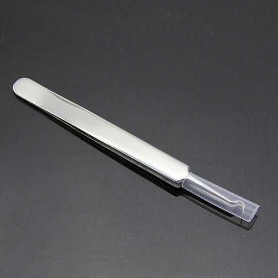 Curved Stainless Steel Blackhead Acne Pimple Clip Remover Face Cleaner Tool