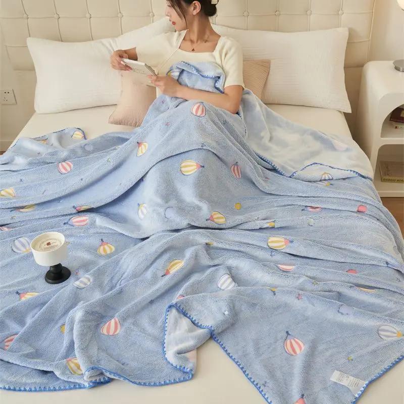 

Текстиль для дома, 1 шт., фланелевое одеяло с костями лап, мягкий теплый коралловый флис, простыня, зимний плед, механическая стирка, домашний текстиль, 1 шт. 100x150cm