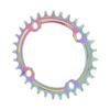 Mountain Bike Chainring Aluminium Alloy 32T Single Speed Oval Bike Positive Negative Tooth Disc Chain Wheel Chainring