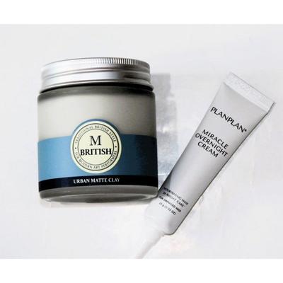 Bullet Delivery/British M Urban Matt Wax 100g + Overlight Cream 15ml