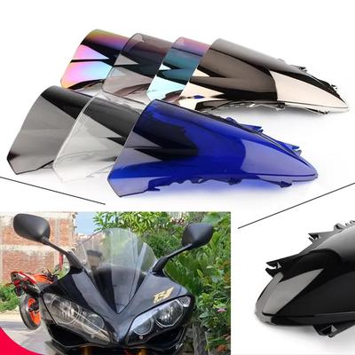 Motorcycle For Yamaha Double Bubble Windshield YZF R1 YZFR1 2007-2008 WindScreen Accessories Fairing Deflector