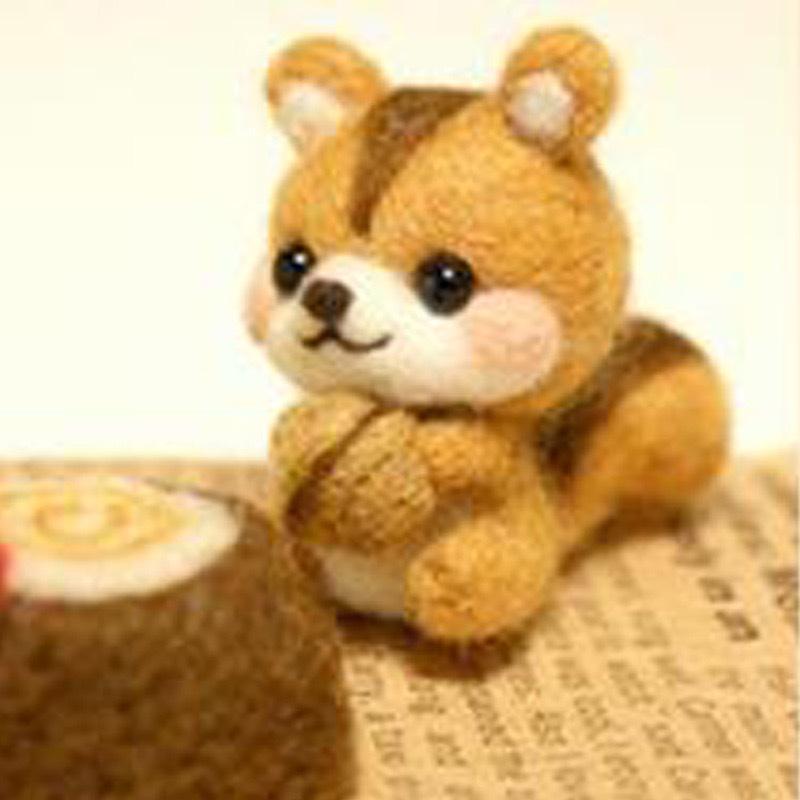 DIY Wool Felt Panda Craft Kit with Tools