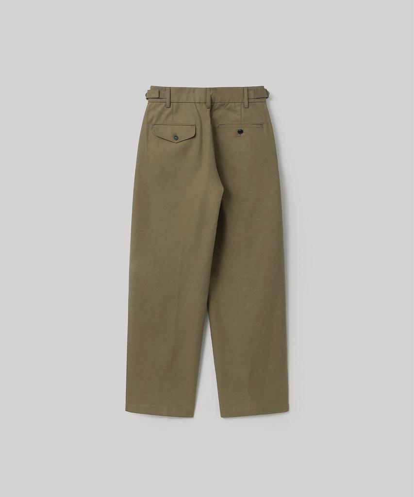 ANOTHER OFFICE WOMEN W. Santiago Chino Pants Flexible (Deep Khaki)