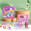 No-bake Crystal Glue Painting Set Children's Handmade DIY Jewelry Hangings Coloring Paint Painting Cream Glue Girl Gift