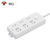 BULL 6-Outlet Power Strip with Master Switch CN Plug (adapter Included)