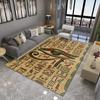 Egyptian Civilization Printing Carpet for Living Room Decor Sofa Rug Coffee Table Floor Mat Bedroom Nonslip Soft Mat Fashionable