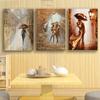 Fashion retro art abstract figure canvas painting office wall art romantic couple poster living room home decoration mural No Frame