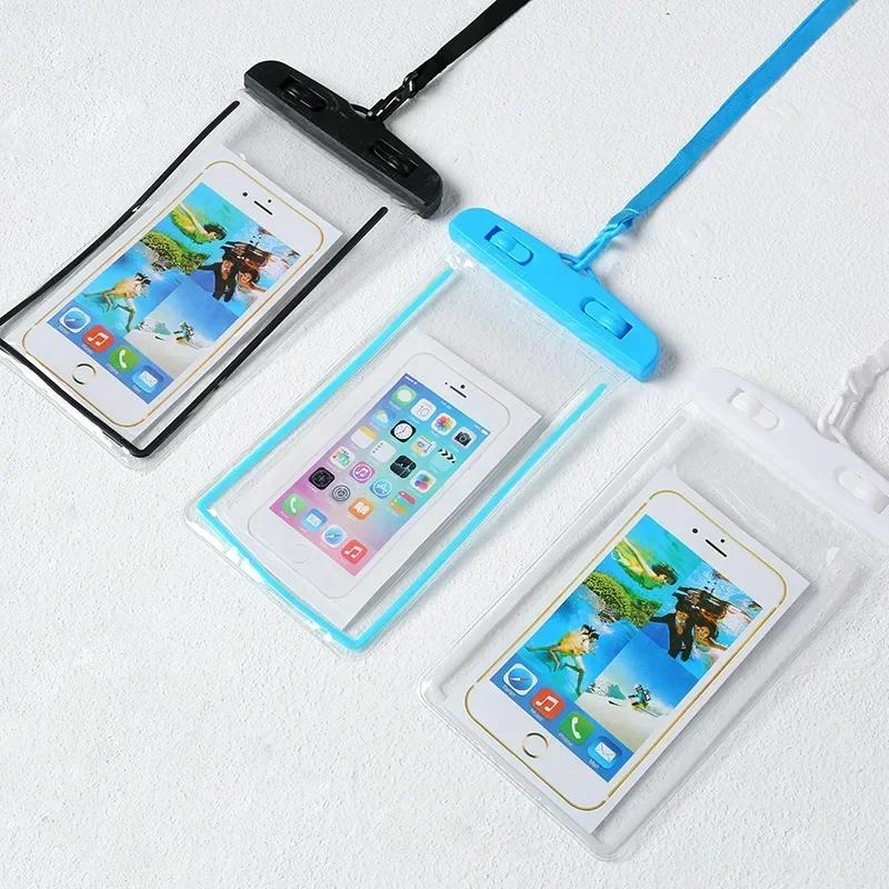 Waterproof Phone Pouch Drift Diving Swimming Bag Underwater Dry Bag Case Cover For Phone Water Sports Beach Pool Skiing 6.7 Inch