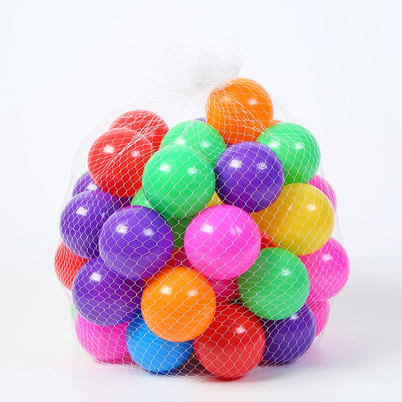 Thickened Colorful Eco-Friendly Baby Teething Toy Balls for Play Pit 8cm Eco-friendly Thick
