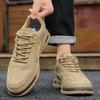2024 autumn new non-slip and wear-resistant sports casual board shoes heightening soft sole men's fashion breathable versatile trendy shoes