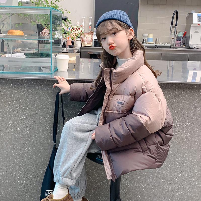 

Модное зимнее пуховое пальто для девочек 2023 года - Толстый пух белой утки для девочек-подростков 120