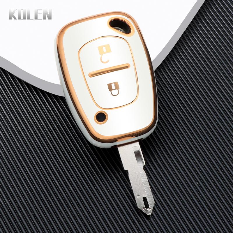 Tpu Car Remote Key Cover Case Shell Fob For Renault Movano Trafic Renault Kangoo Uncut Ne73 Vac102 Blade Protector Accessories