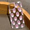 cartoon cute pink way abstract Phone Case for iPhone 17 16e 16 15 14 13 12 11 Pro Max 7 8 Plus X XR Airbag Anti Fall Clear Cover