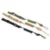 3 Color Tactical Camping Spring Rope Elastic Adjustable Double Quick Release Buckle Safety Anti-lost Sling Strap For