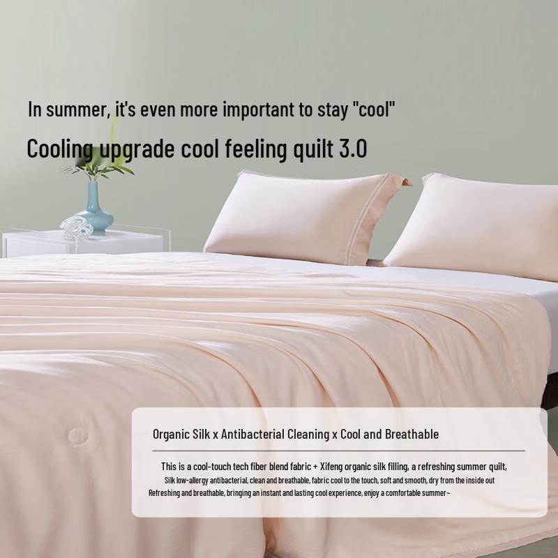 Mengjie Tencel Tussah Silk Cooling Summer Quilt