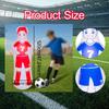 Inflatable Soccer Dummy Air Mannequin Dribbling Passing Drills Lightweight Football Practice Poles