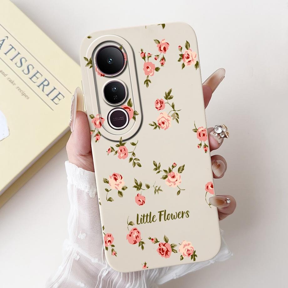Für Vivo V50 Lite 4G 5G V50 5G Handyhülle Silikon Weiche Rückabdeckung Für Vivo V2441 V2427 Bumper Drache Katze Blume Schmetterling Capa