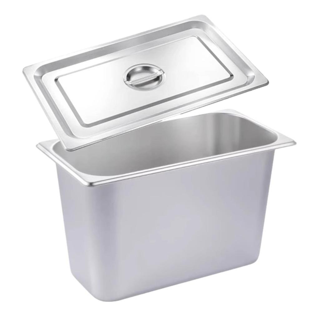 Rust-proof Canteen Food Basin Rectangular Food Preparation Box Durable Food Storage Box  Hotel