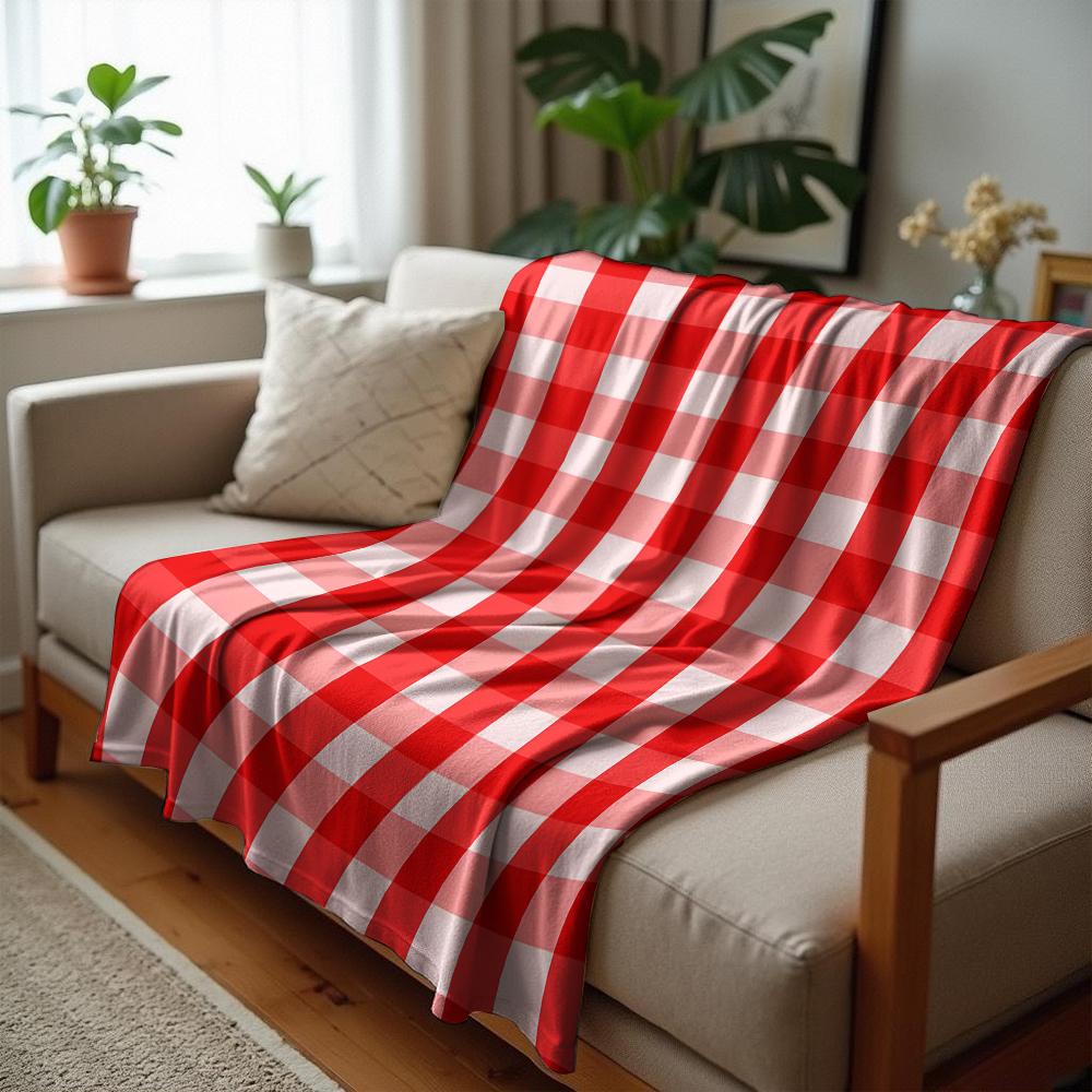 Red Spotted Mushroom Frog Soft Flannel Blanket Breathable Warm Throw for Office Car Sofa Kids Room Birthday Xmas Gift
