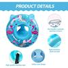 Baby Swimming Float, Inflatable Swimming Hoop Baby with Safety Float Seat with Handle, Swimming Pool Accessories, for 3-36 Months Toddlers Kids