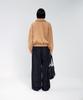Vivabrown 85-Viva142 Softy Collar Blouson Suede Jacket Camel