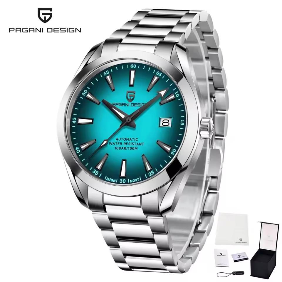 New PAGANI DESIGN 40MM Business Men Mechanical Watch Luxurys Sapphire Glass Automatic Watches 100M Waterproof Watch for Men