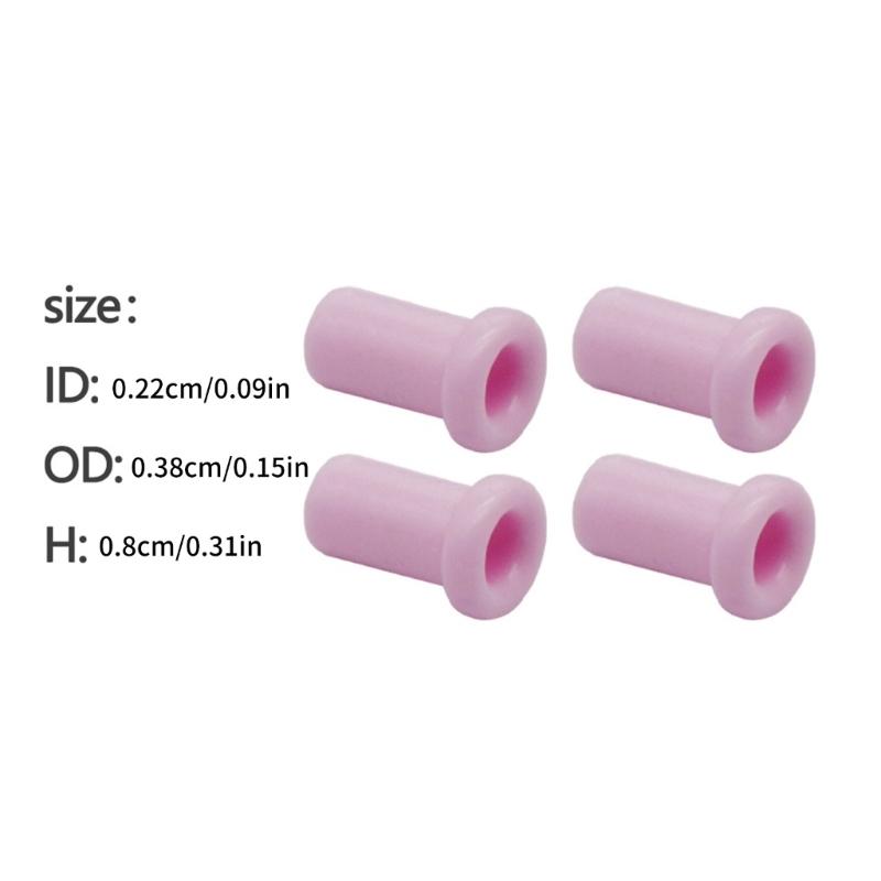 4Pcs/set 3D Printer Protective Adapter Mounting Ceramic Feed Throat Guard For X1 X1C P1P P1S 3D Printer Accessories