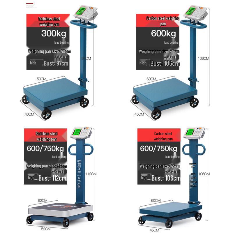 Ru Han Commercial Wheeled Digital Platform Scale