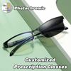 Photochrome Blaulichtfilternde Korrektionsbrille Metallrahmen für Augenschutz und Komfort