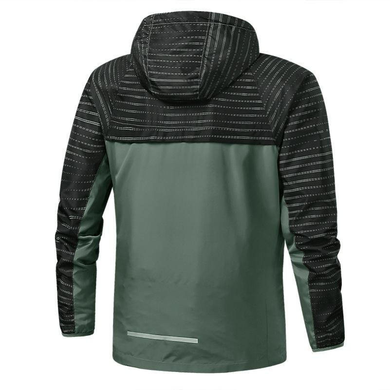 Sports Windbreaker Breathable Waterproof Men's Spring and Autumn Casual Jacket Outdoor Pafeng Wolf Loose Running Jacket