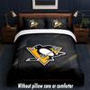 Pittsburgh Penguins Design Bed Bedding Set 1 Duvet Cover + 2 Pillowcases Soft Breathable Household Bed Linens