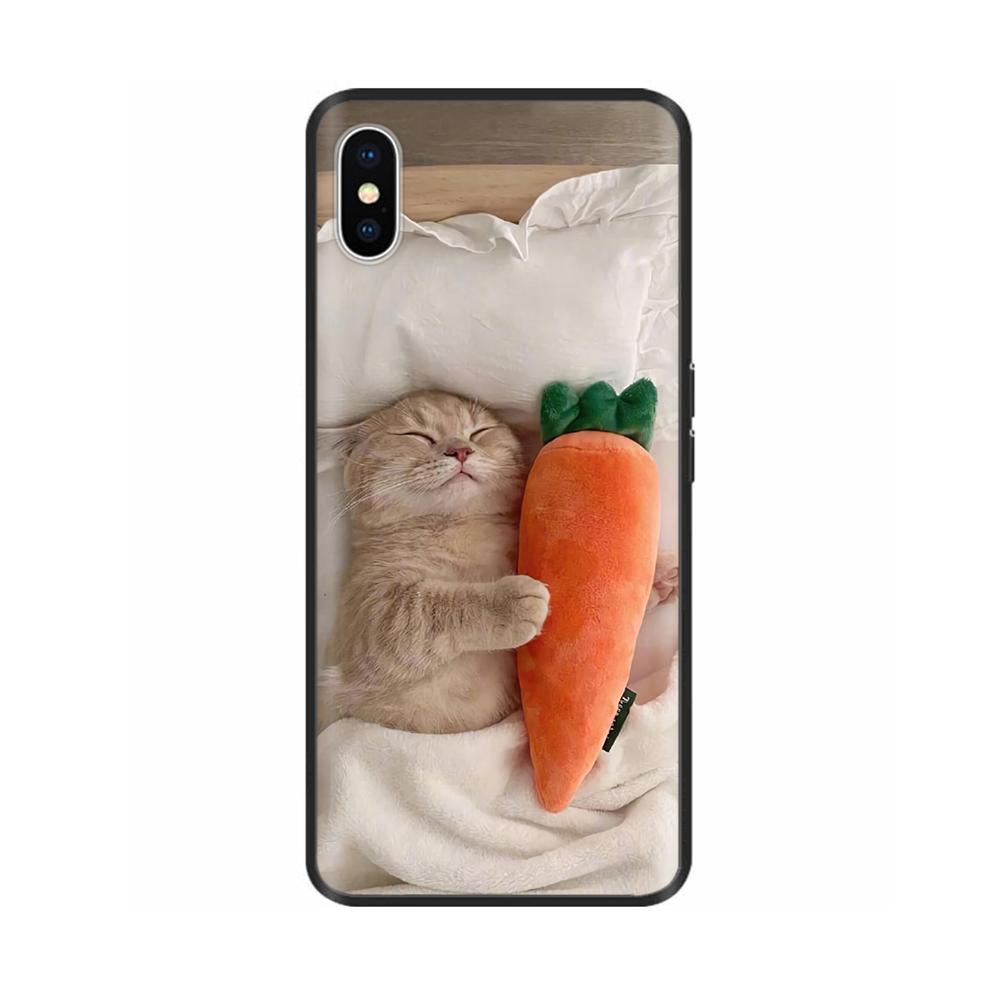 For iPhone X XS Flowers Soft TPU Silicone Phone Cases Shockproof Cover For iPhone X Xs Max XR Soft Liquid Housing Fundas Capa