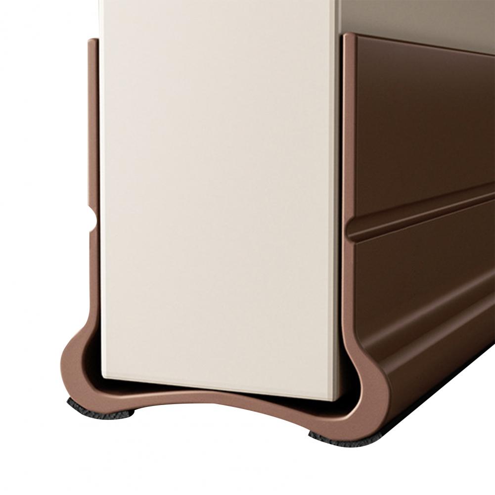 

1pc Flexible Door Bottom Seal Strip Under Door Draft Stopper Weatherproof Soundproof Gap Cover Weatherstrip For Indoor Outdoor 93cm коричневый