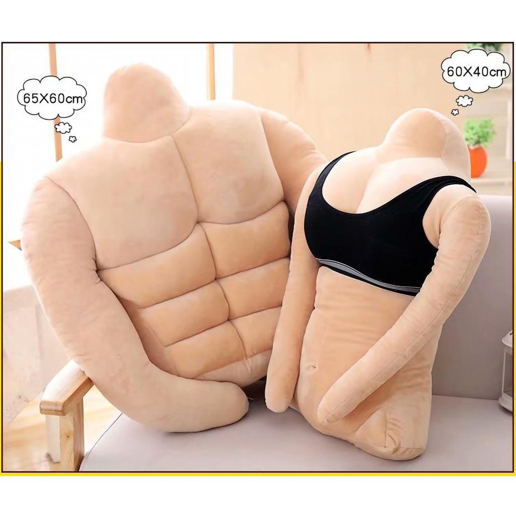Almofada Cuddle Buddies Suporte Confortável Pelúcia Material Algodão PP Almofadas em Forma de Corpo para Alívio do Estresse