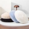 Rongmei Autumn Winter New Beret Women's Fashion Face Small Rabbit Fur Painter Hat Japanese and Korean Solid Color Bud Hat