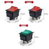 KCD4 Rocker Switch, Double Pole, 16A, 4/6 Pin with Light